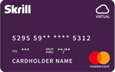 Skrill prepaid virtual Mastercard